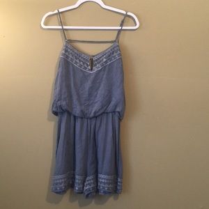 Grey/blue romper